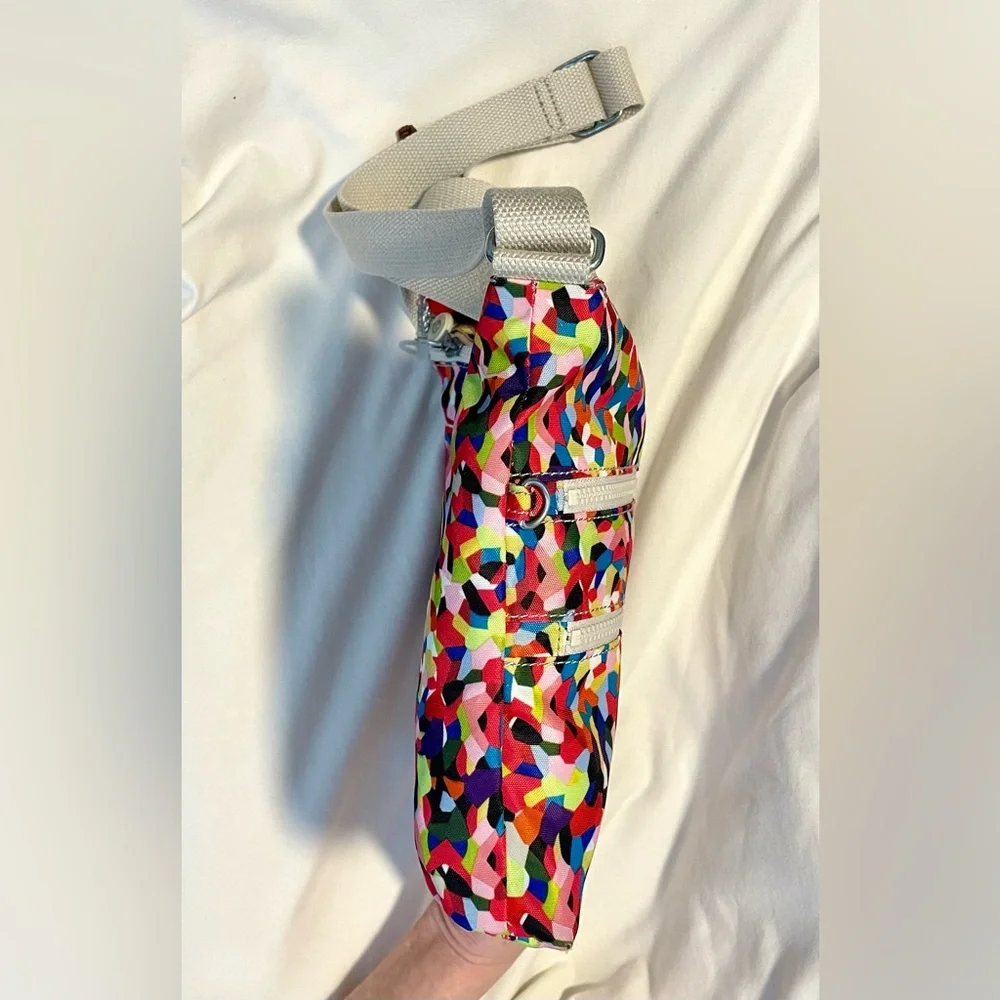 *EUC* KIPLING Davina “Confetti” Crossbody Bag - Multicolor w/Red Monkey Fob - Picture 4 of 14